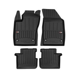 Tappetini per auto Proline 3D compatibili con Fiat Tipo dal 2015 in poi su misura in gomma | Tipo Auto: Berlina | Set di tappetini premium | Materiale TPE durevole | Bordi più alti